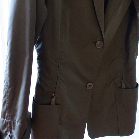 Nil Sander Olive Jacket LIKE NEW - Picture 4 of 5